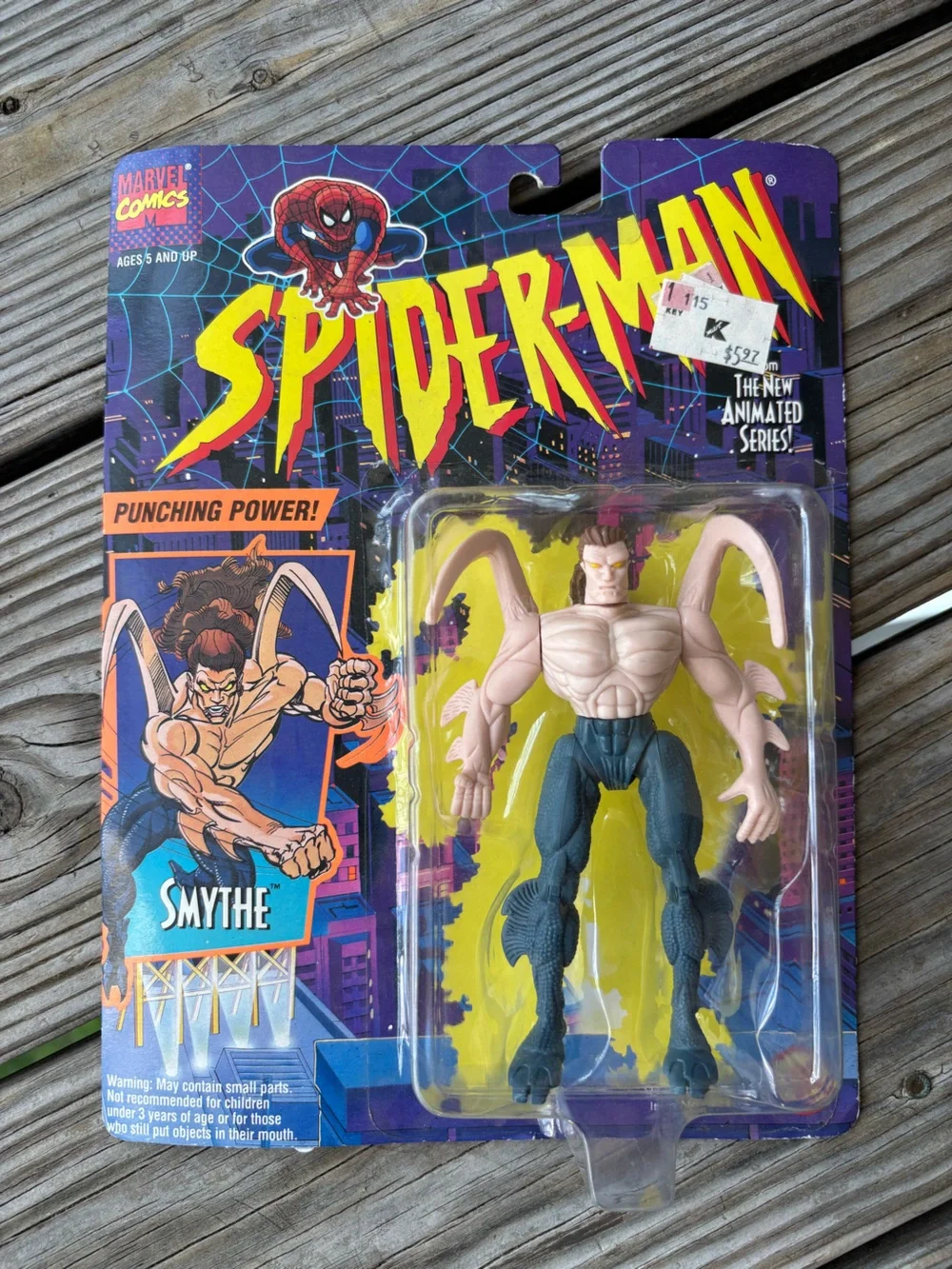 Vintage 90s Spider-Man Marvel Comics Smythe Action Figure